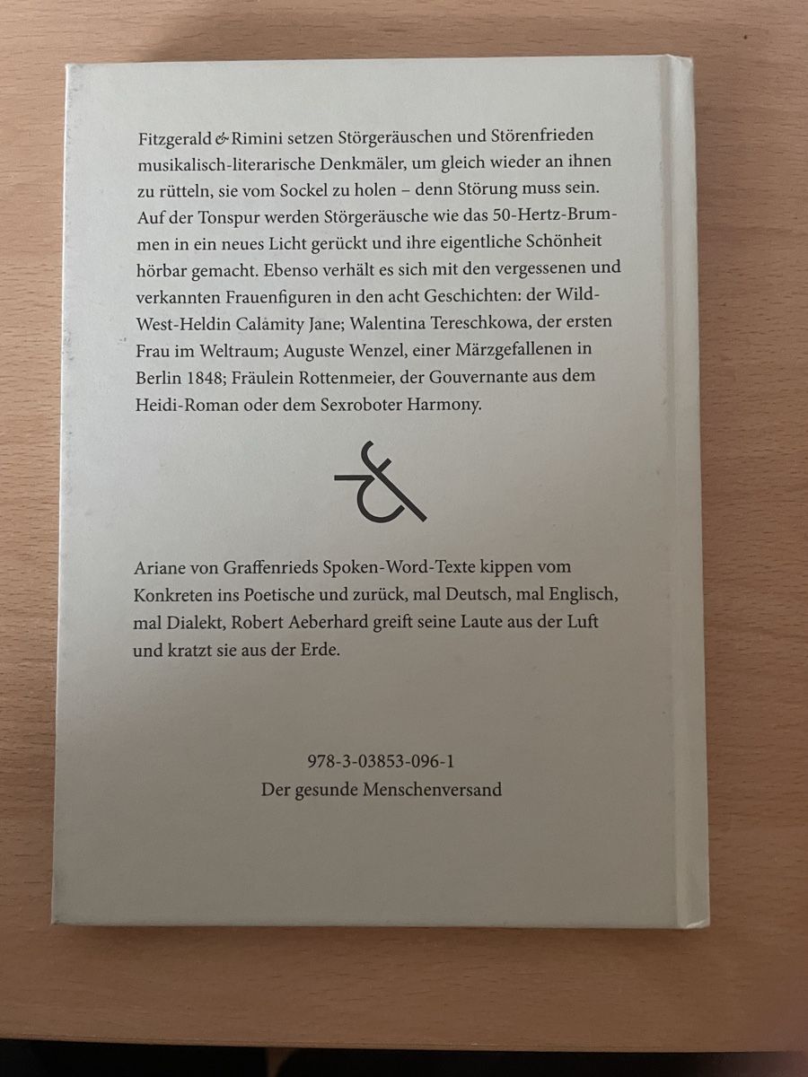 Libri: Fitzgerald & Rimini 50 Hertz Buch + CD – Usato da Schnottwil venduto da MysticWitch 1