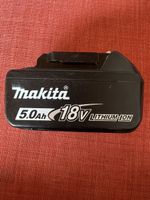 Makita 5.0Ah 18V Lithium-Ion Akku BL 1850B 90WH