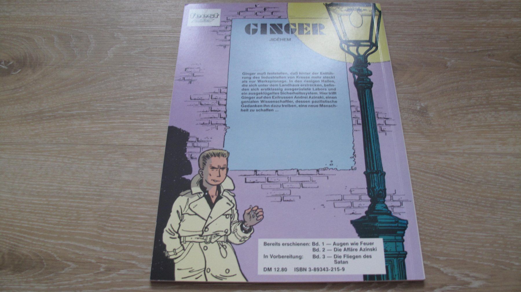 Fumetti: Ginger /  Band:2 - Die Affäre Azinski/ 1Aufl. – Usato da Berg TG venduto da Volker-Kampfgarten 3