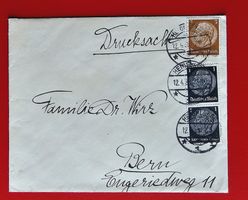 DEUTSCHLAND DEUTSCHES REICH HEIDELBERG HINDENBURG BERN 1938