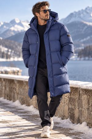 Herren Daunenjacke von MARCO POLO Gr.S-M  NP-479fr  wie neu