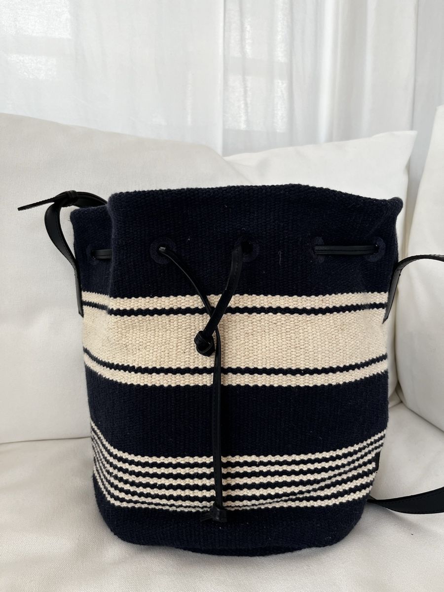 Max Mara Taschen für Damen: Weekend MaxMara Beuteltasche blau/weiss gestreift – Neu (gemäss Beschreibung) aus Olten von hahnice99 5