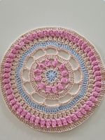 Mandala Untersetzer Doily gehäkelt handgemacht, Deko