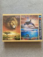 Puzzle Weltbild Edition: Orca / Löwe - 2x1000 Teile