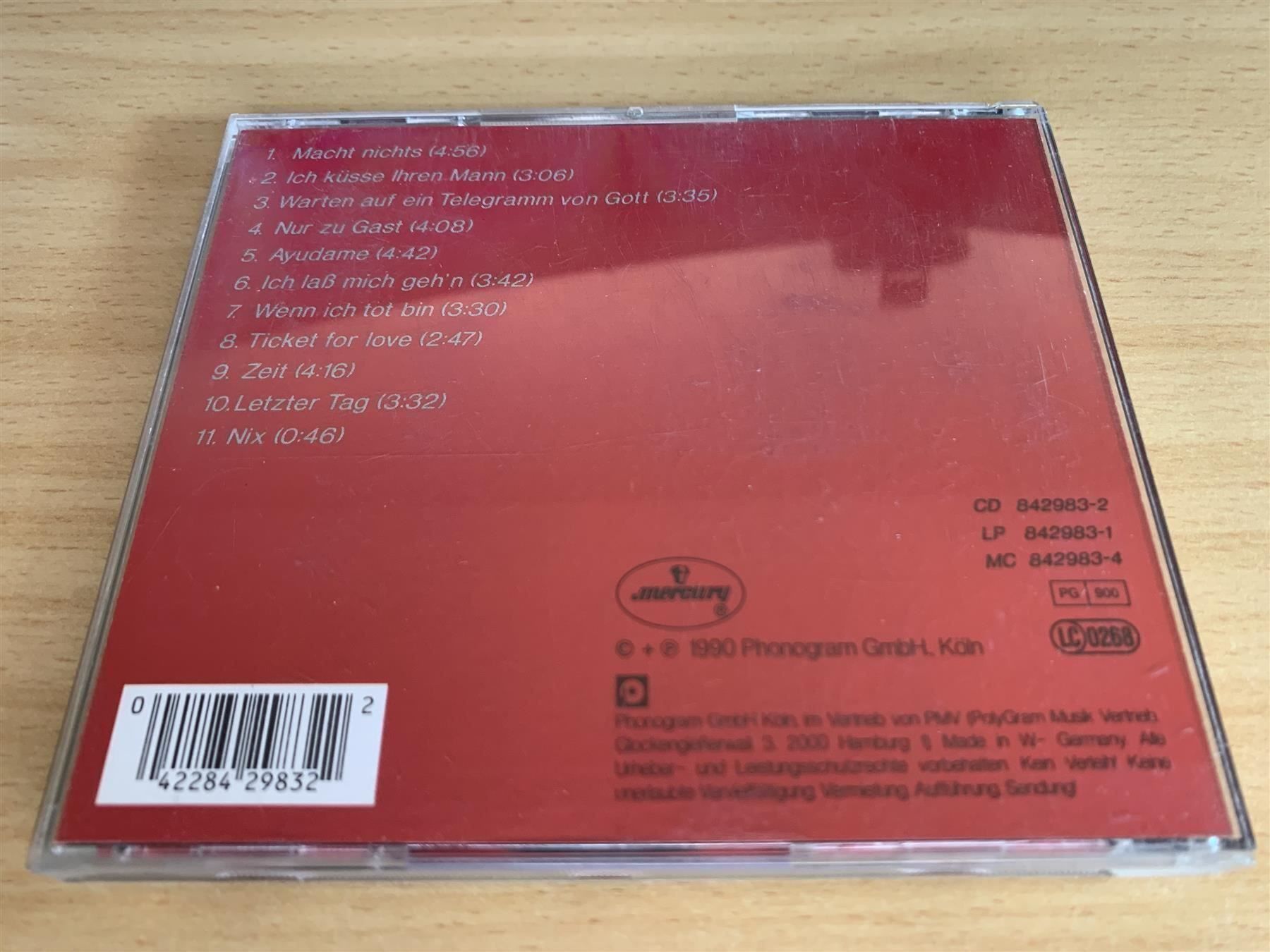 CD: Annette Humpe – Solo – Usato da Rikon im Tösstal venduto da Alpenmutz 1