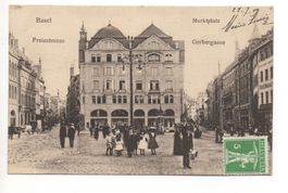 BASEL Marktplatz Freiestrasse Gerbergasse