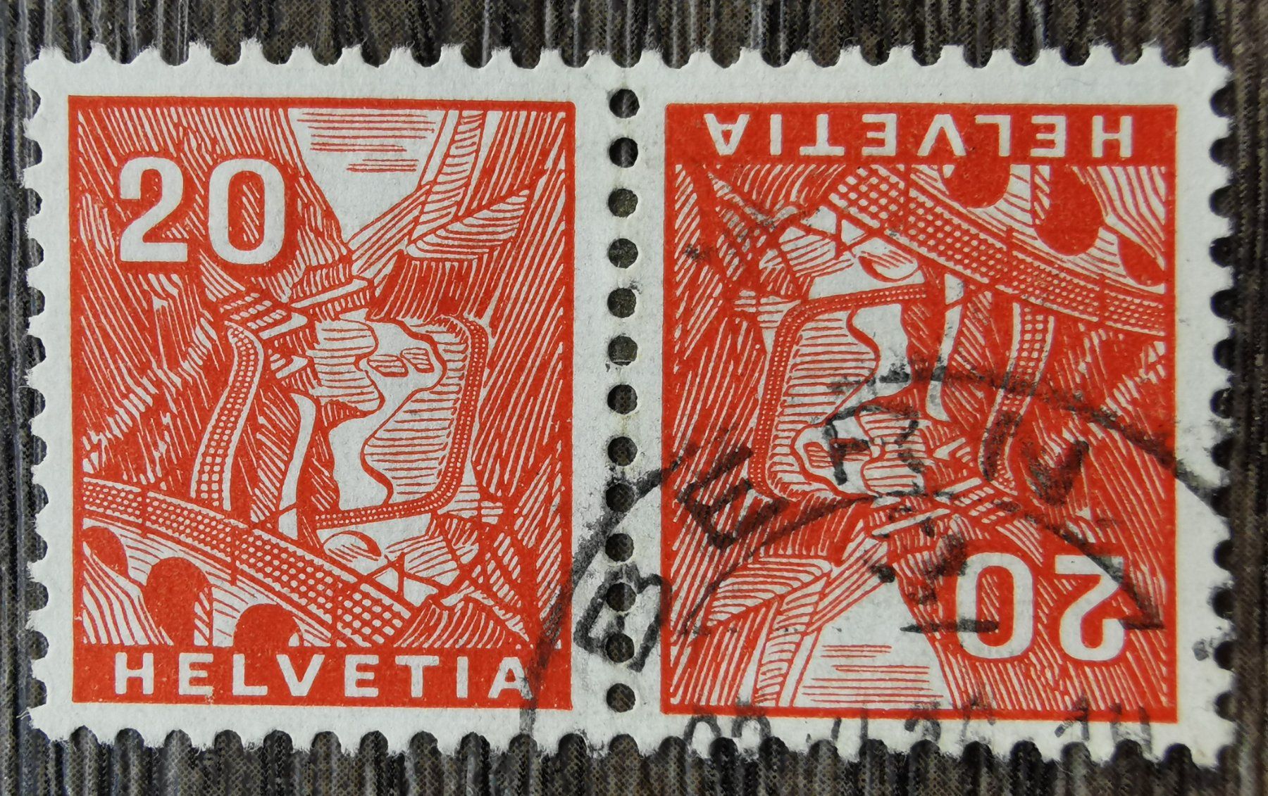 Tutti i francobolli: TR107 Timbre Suisse Oblitere 19xx – Usato da Cousset venduto da Patrick_Collections
