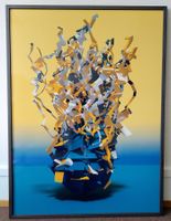 BILD IN METALLRAHMEN MUSIKSINFONIE ALS 3D MODERN FARBIG BUNT