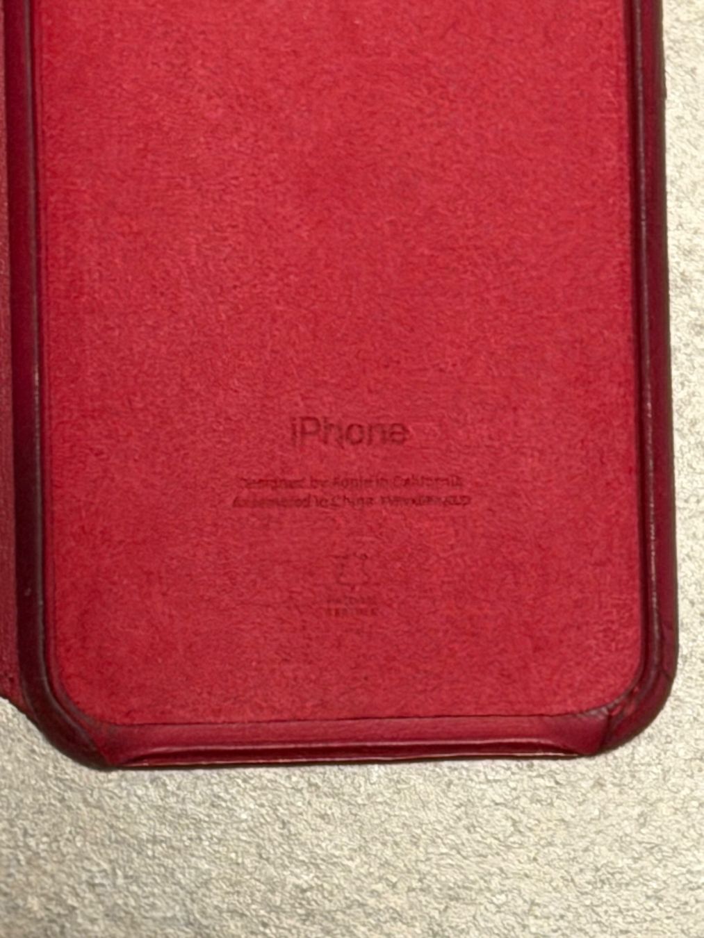 Apple Cover & Protezioni schermo: Original Apple iPhone X Leder Case Burgundy – Usato da Rupperswil venduto da bar_fbv9 3