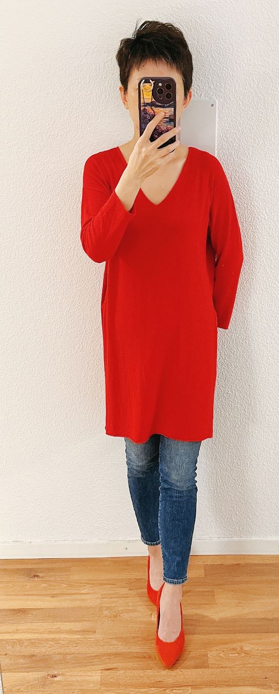 Kleider: Neu! Kleid Bluse Pullover Pulli mit Schlitz stylisch modern – Neu (gemäss Beschreibung) aus Oberglatt ZH von qilinw 1