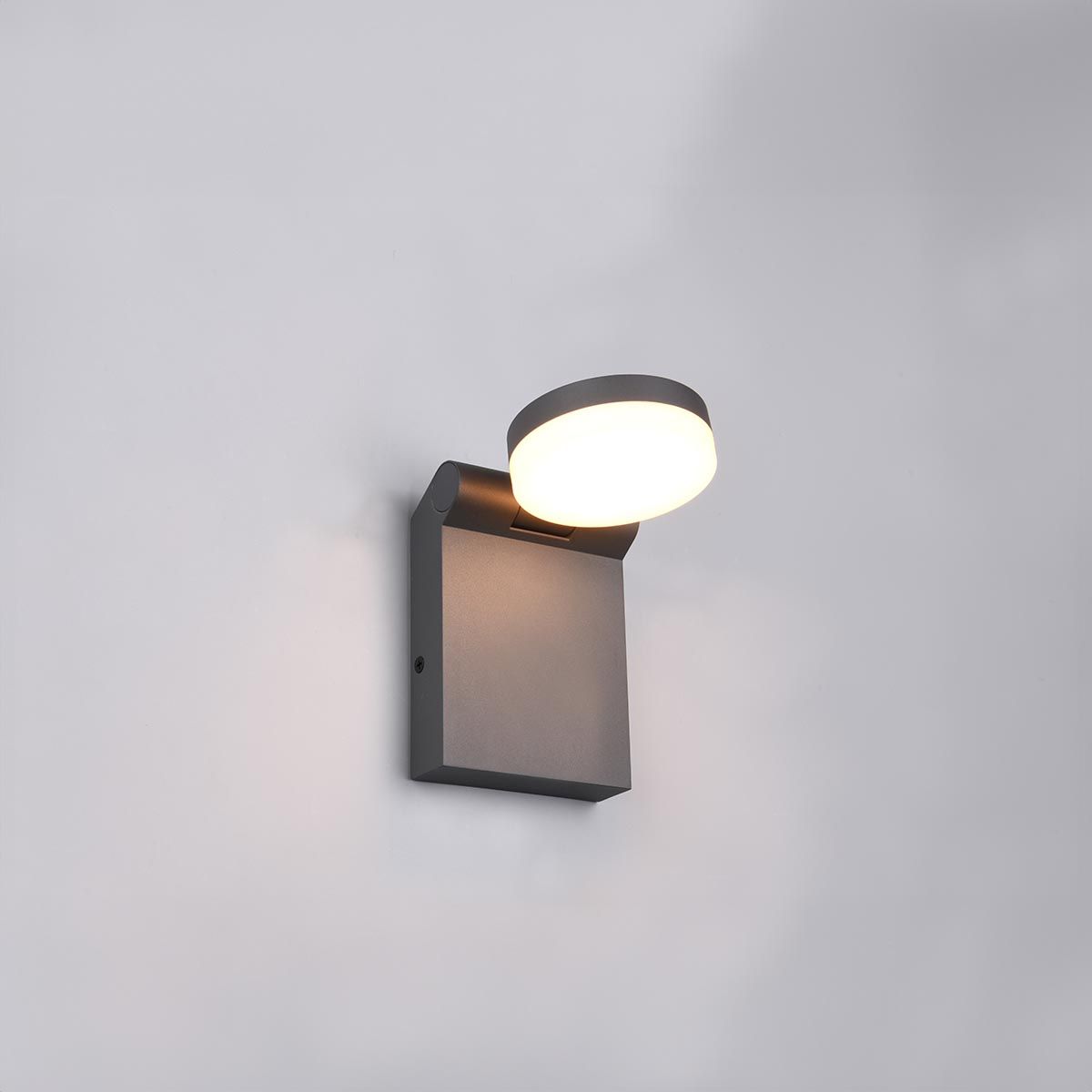 Lampade: LED Aussen Wandleuchte, Anthrazit, IP44 – Nuovo (secondo la descrizione) da Kreuzlingen venduto da Smart-Light 3