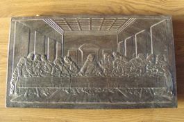 Abendmahl Relief Guss Breite 50cm Höhe 28.5cm