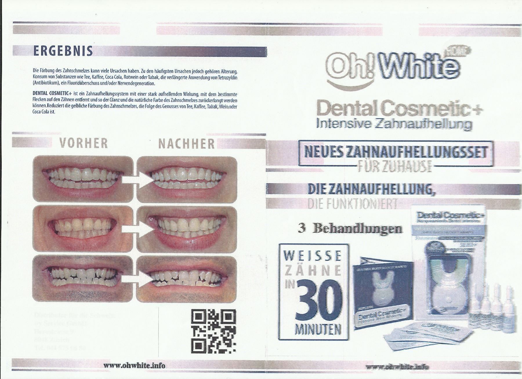 Cura dei denti: Oh!White Intensive Zahnaufhellung – Nuovo e nell'imballaggio originale da Bäch SZ venduto da Swissy46 4