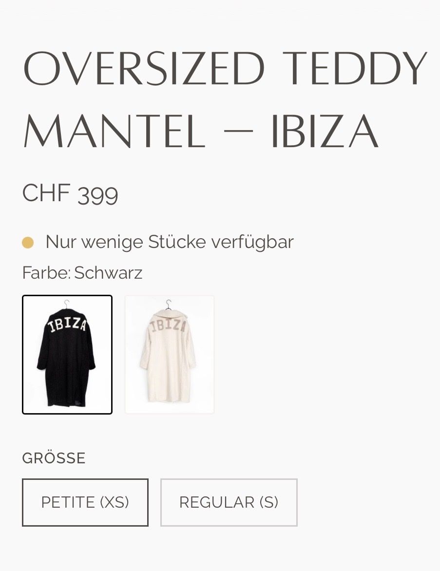 Mäntel: Leonardo Teddy Oversize Coat IBIZA – Neu und originalverpackt aus Winterthur von don_fabio 4