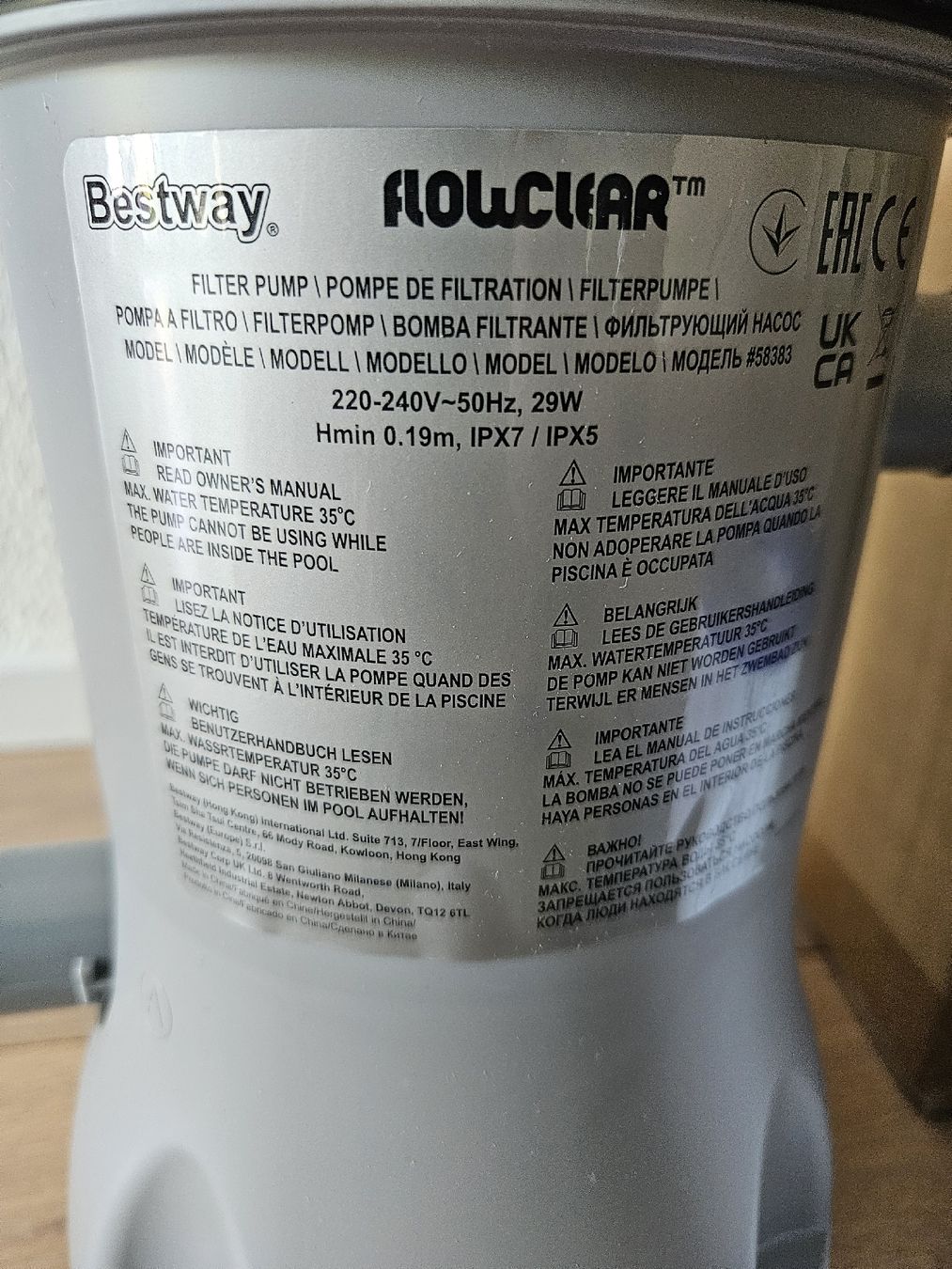 Bestway Pompe & Parti di ricambio: Bestway Filterpumpe- neu! – Nuovo e nell'imballaggio originale da Belp venduto da mic_n66y 3