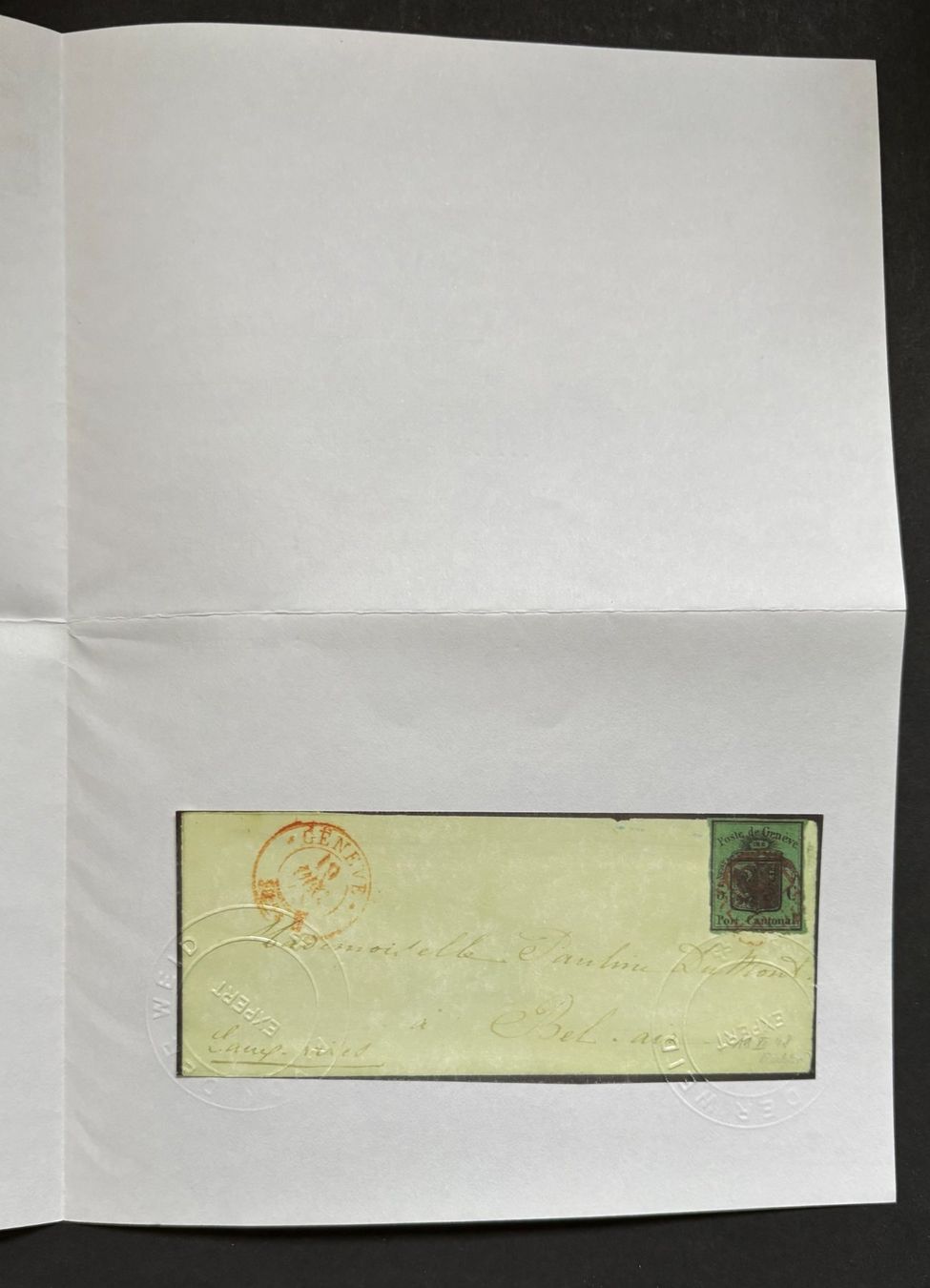 Alle Briefmarken: SCHWEIZ 1848 KANTONALPOST MIT ATTEST – Gebraucht aus Ostermundigen von Heavenmaus75 3