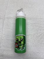 Gourde Minecraft Creeper verte avec paille état neuf