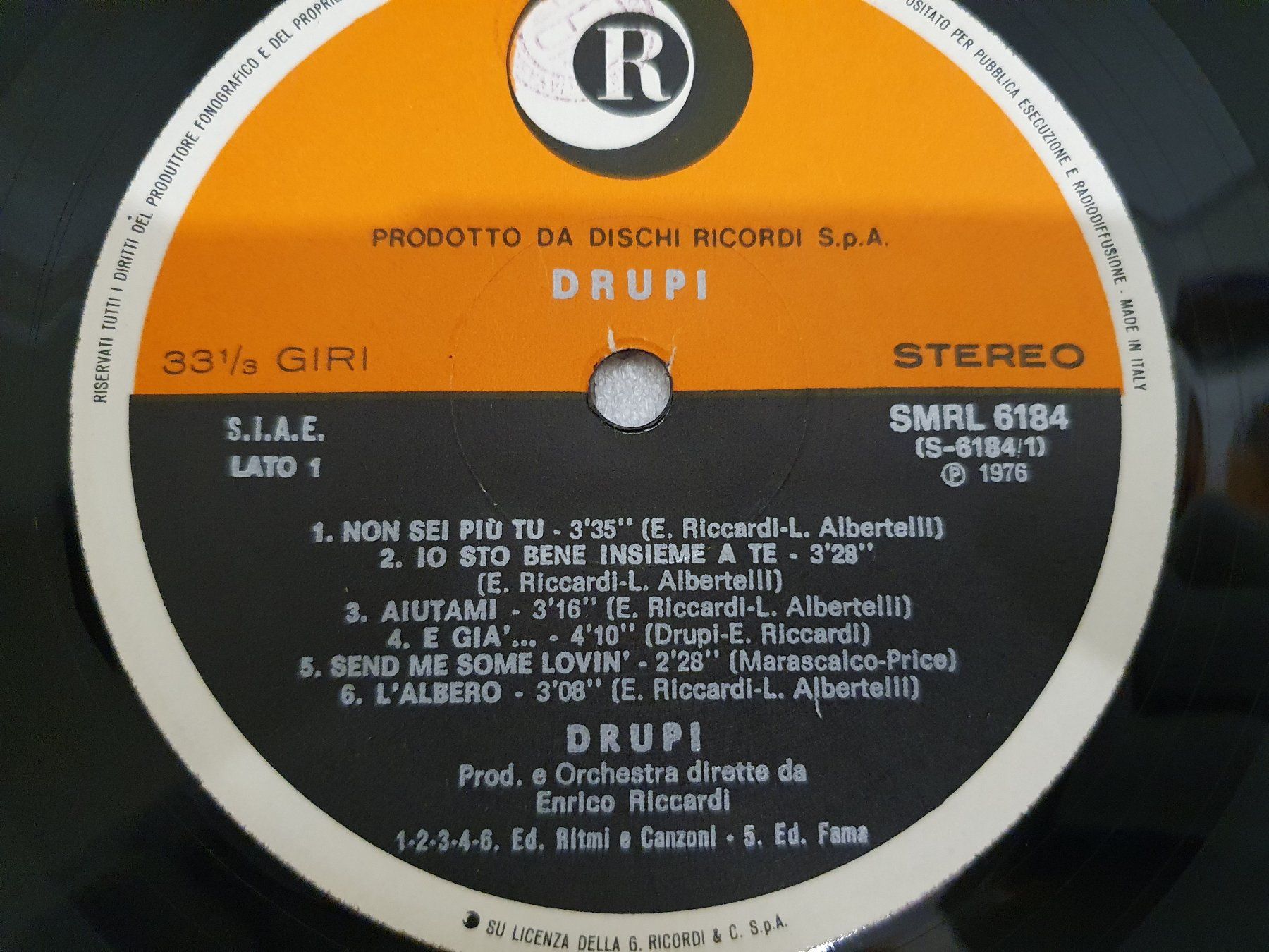 Dischi in vinile: Drupi – Drupi – Usato da Uster venduto da Vinyl-Leidenschaft 4