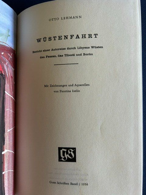 Libri: Libyen, Bericht einer Autoreise 1958, Otto Lehmann – Usato da Bern venduto da oregonzwei 1
