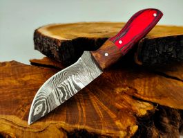 Geprüft! 1A Knife Faltenstahl DAMASCUS Damast Jagd Messer