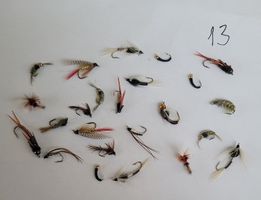 24 Stück neu unbenutzt Nass Trokenen Fliege Nymphen