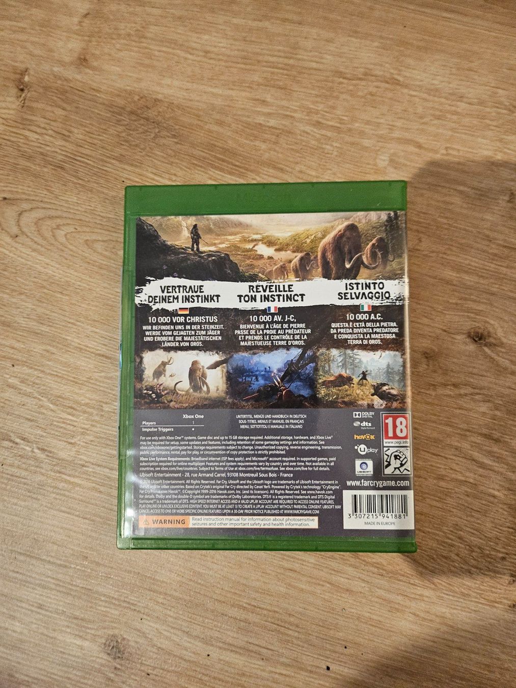 Spiele: Far Cry Primal - Xbox One Spiel – Gebraucht aus Winterthur von wyland8 1