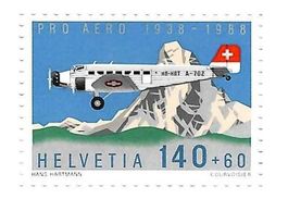 Swissair / Tante JU Briefmarke ✈