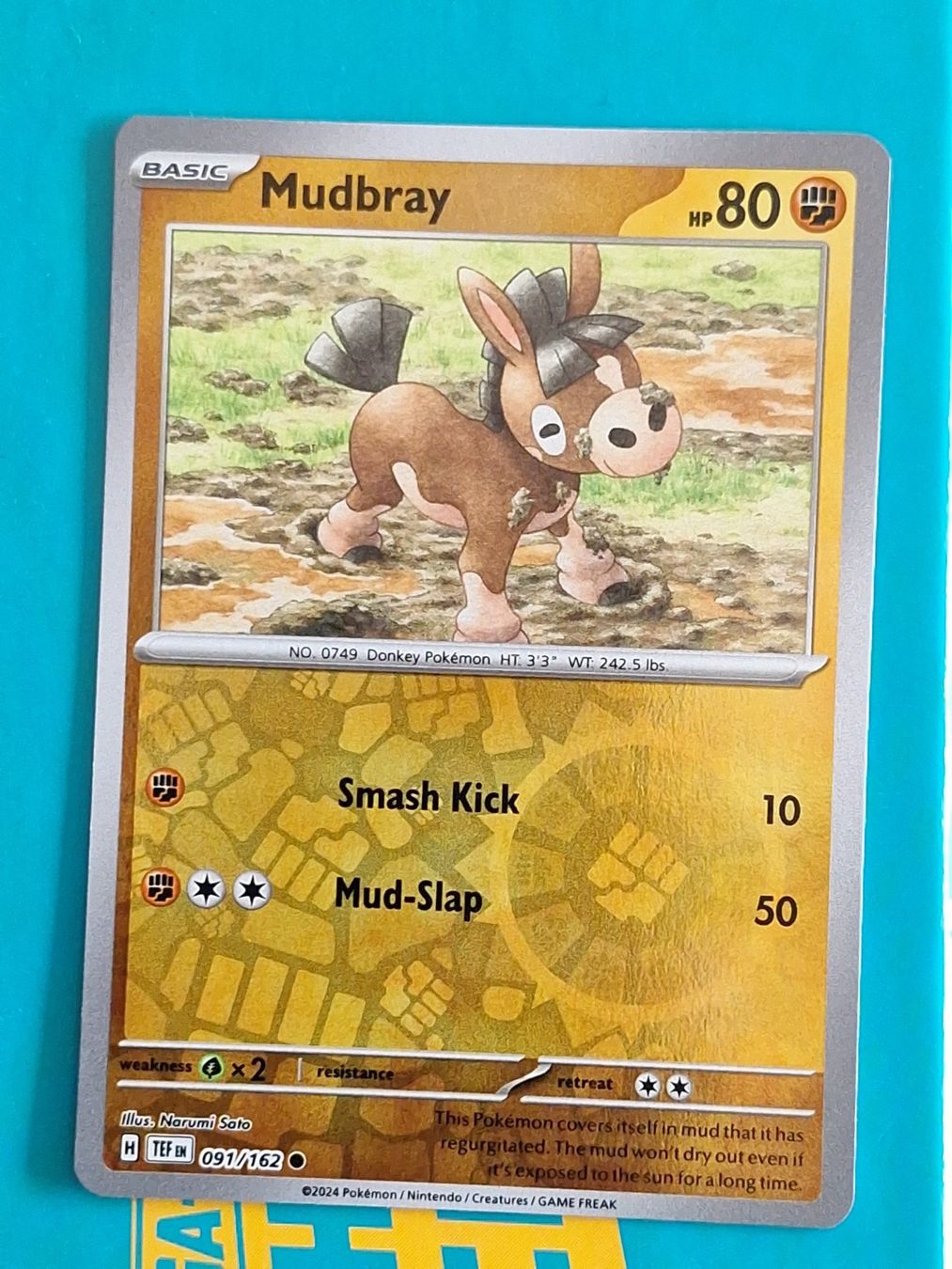 Pokémon Sammelbilder & Trading cards: Mudbray - Pokemon Temporal Forces Reverse Holo - #2.6 – Gebraucht aus Altstätten SG von GGsGameshop