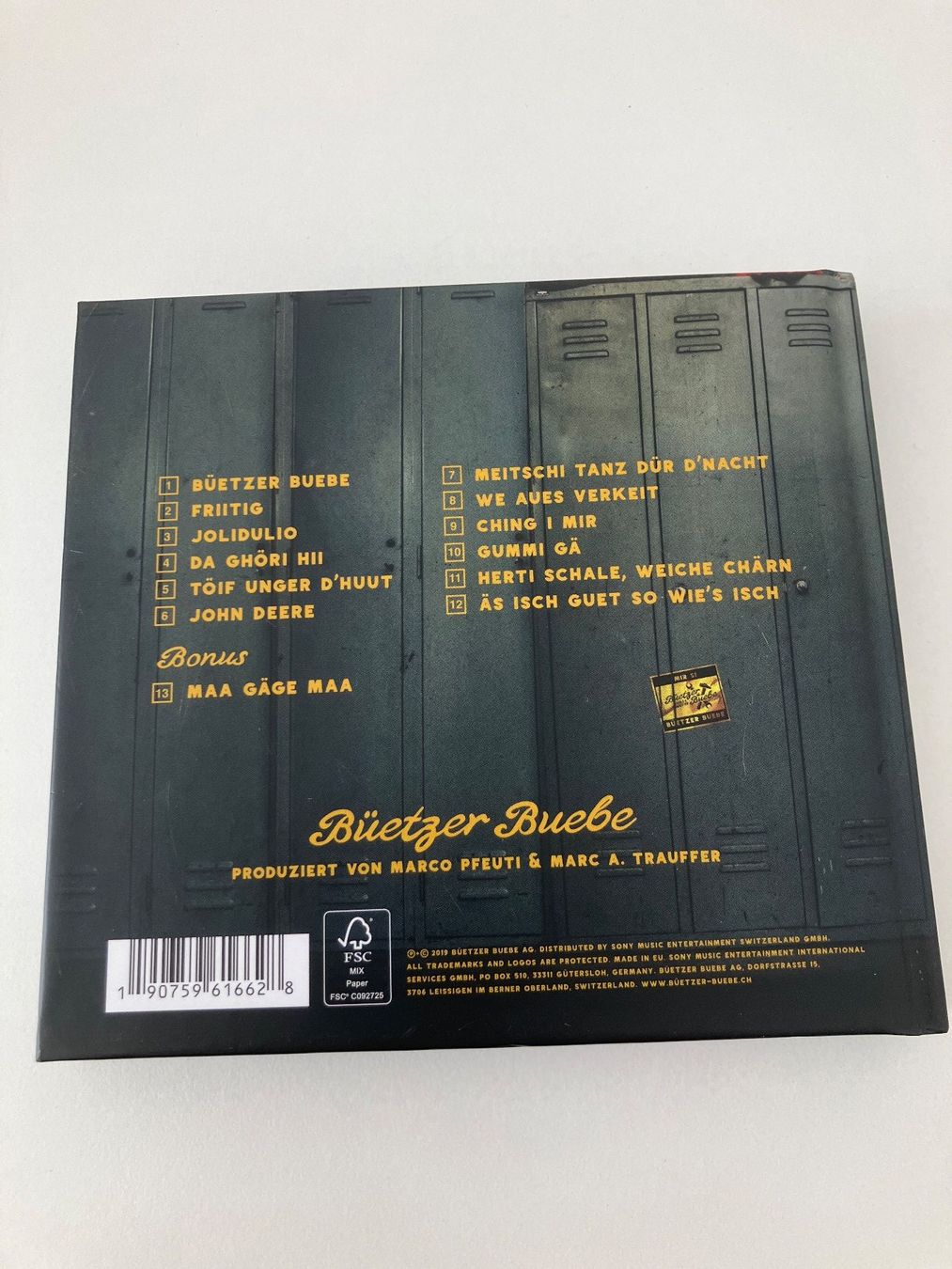CDs: Gölä & Trauffer  - Büetzer Buebe  - Audio-CD Digibook – D'occasion à Arbon par Sugofresser 1