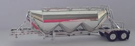 Silo Trailer Chrome Trucks'N'Stuff H0 1/87