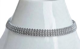 Bracciale color Argento Triplo Filo Regolabile Nuovo