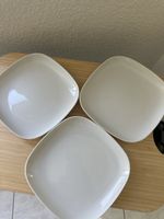 3 x IKEA 365+ White Square Plates - Great Condition - Spring