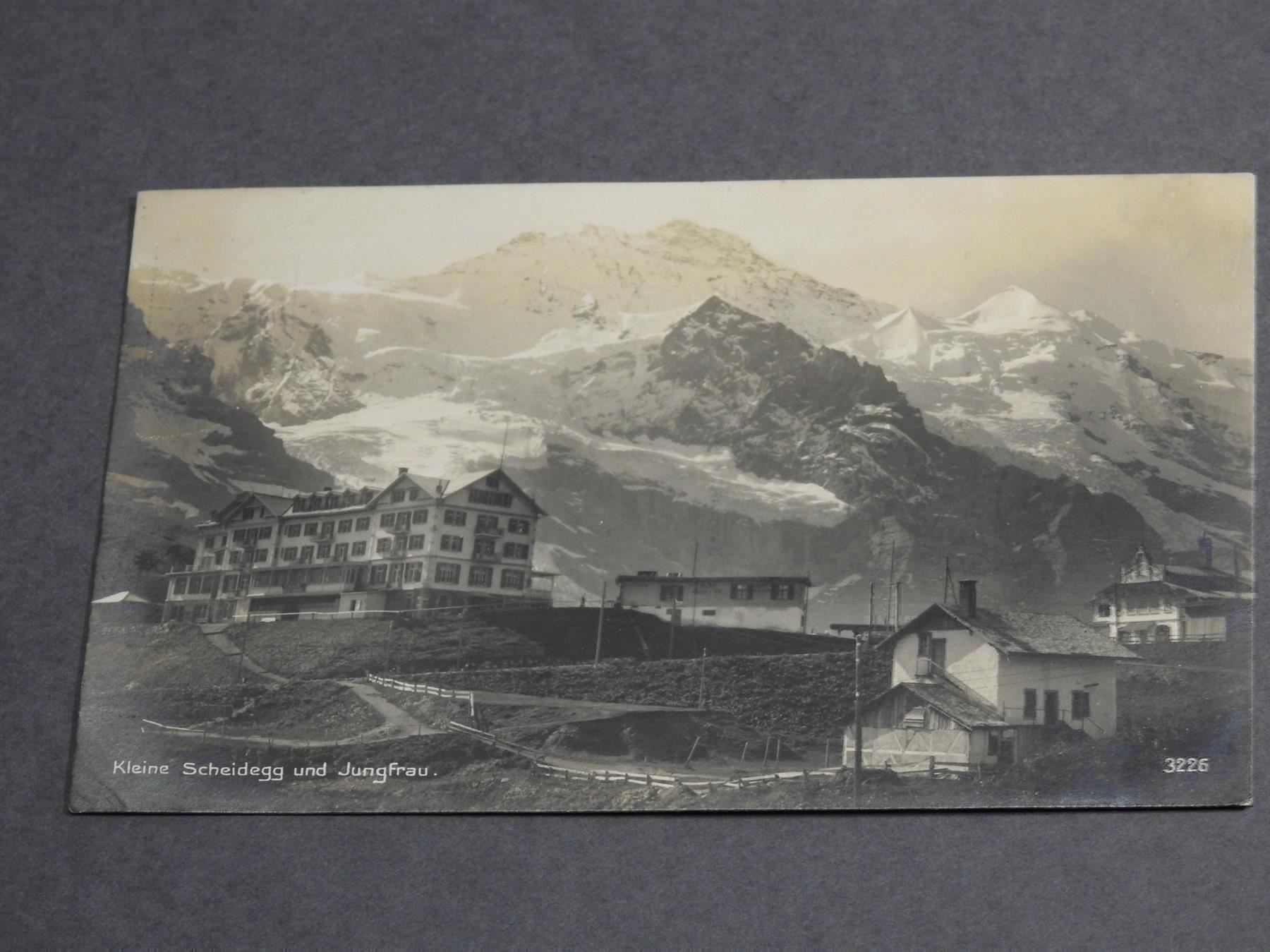 Ansichtskarten: AK - Kleine Scheidegg u. Jungfraujoch – Gebraucht aus Rain von 999-800-K