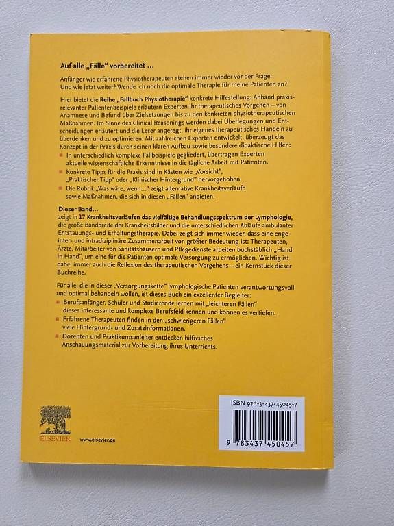 Libri: Fallbuch Physiotherapie: Lymphologie – Usato da Roggwil BE venduto da Haesli1981 1