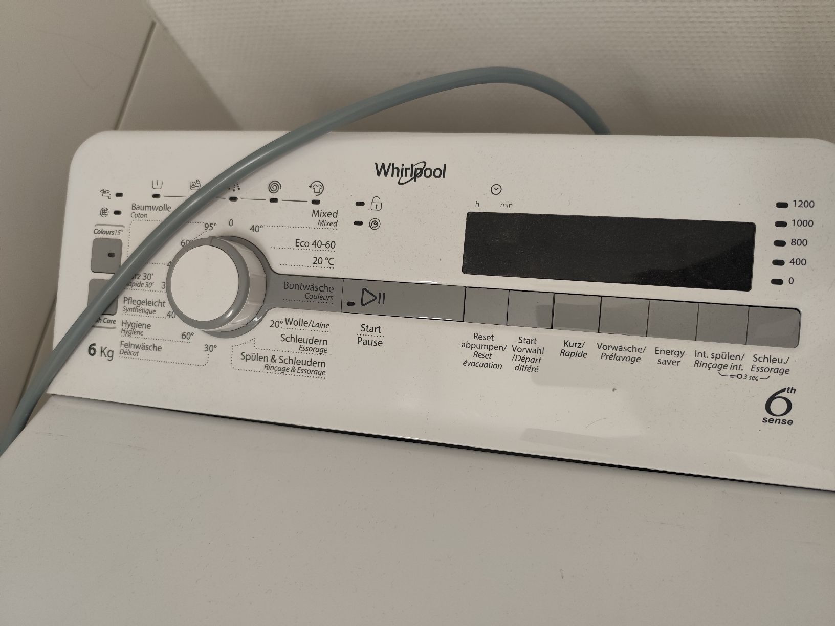 Whirlpool Machines à laver: Machine à laver Whirlpool 6kg - Top loader – D'occasion à Nyon par jerome777