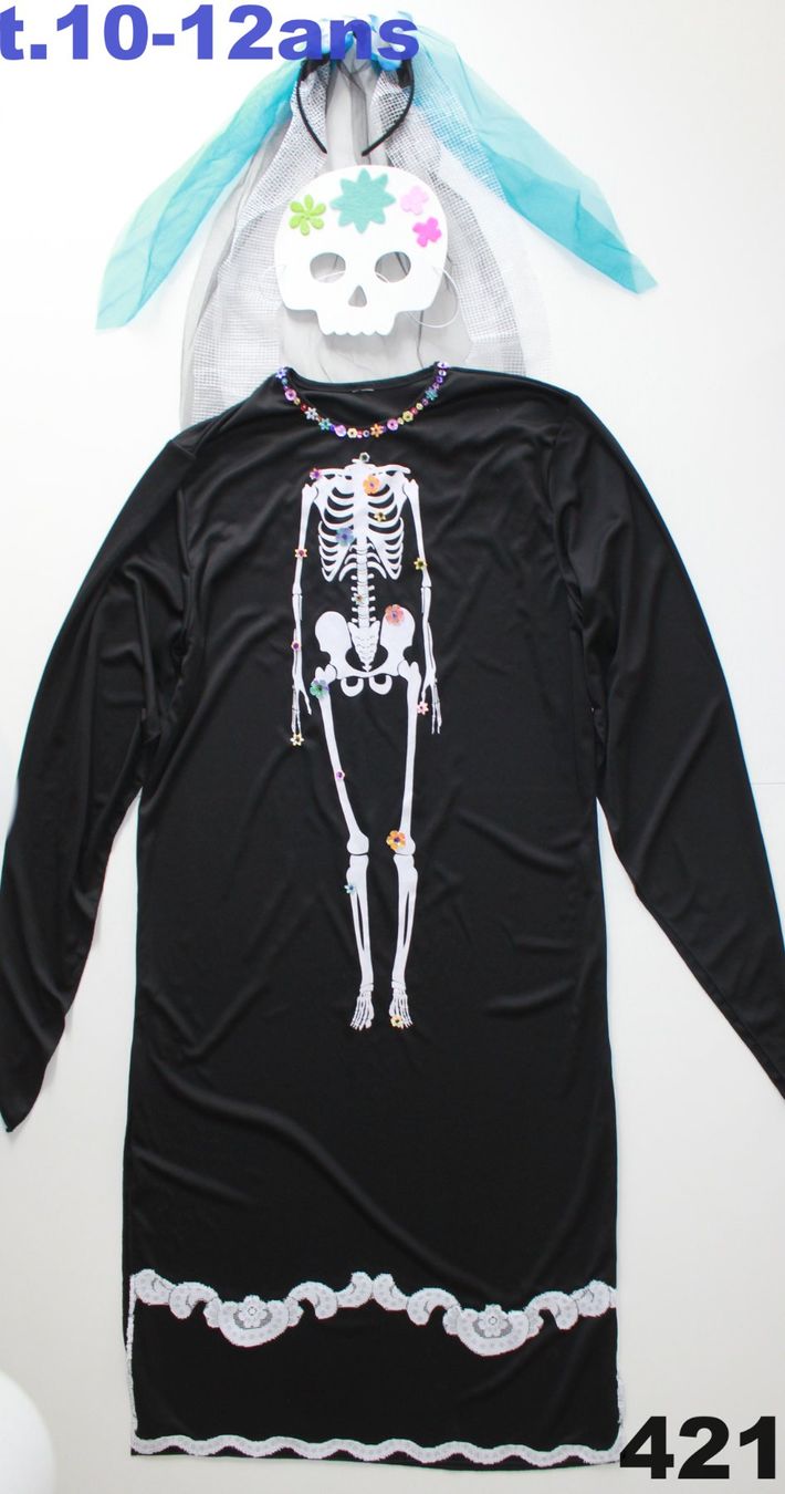 Kostüme: Costume squelette / Skelett t. 10 - 12 ans – Gebraucht aus Peseux von CoolShoping