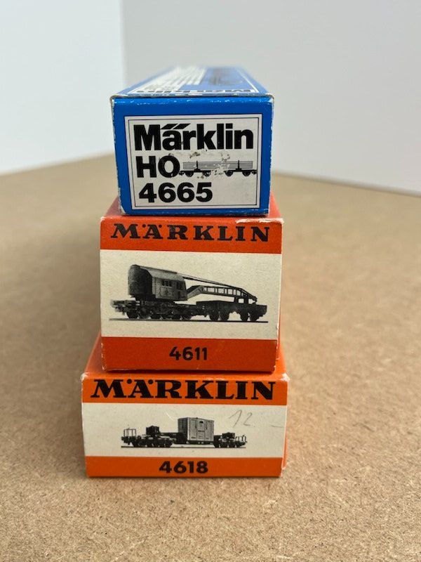 Märklin Modellini di ferrovie: 3 Stk Güterwagen DB Märklin – Usato da Büsserach venduto da ModellbahnDepot 2