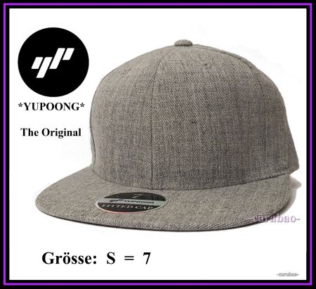 Original YUPOONG Fitted Cap / Grau / Gr. S