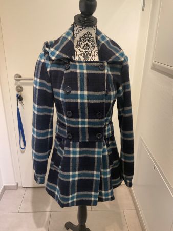 Jacke blau kariert Marke BLEND.