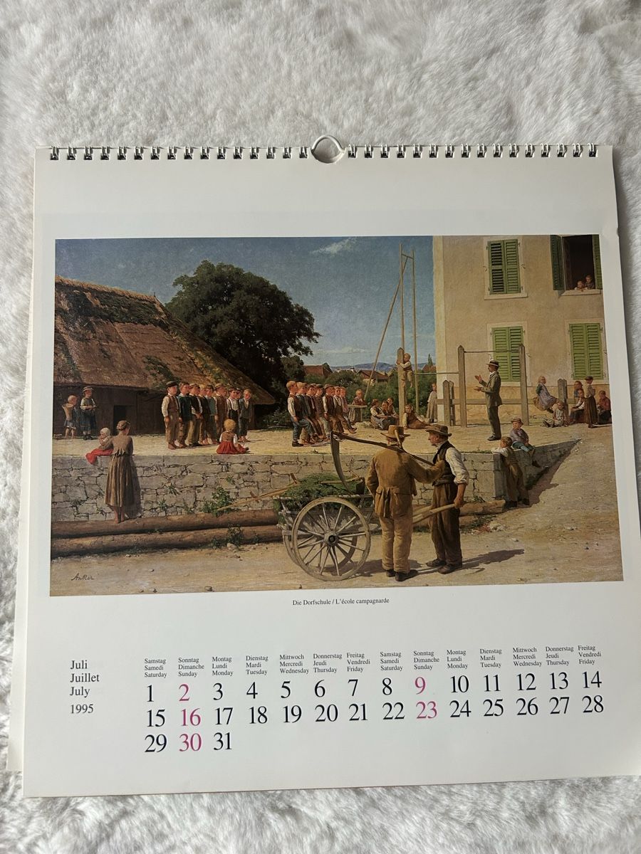 Calendari: 2 ANKER Kalender 1995 gebrauchter Zustand – Usato da Kandersteg venduto da selenat 6