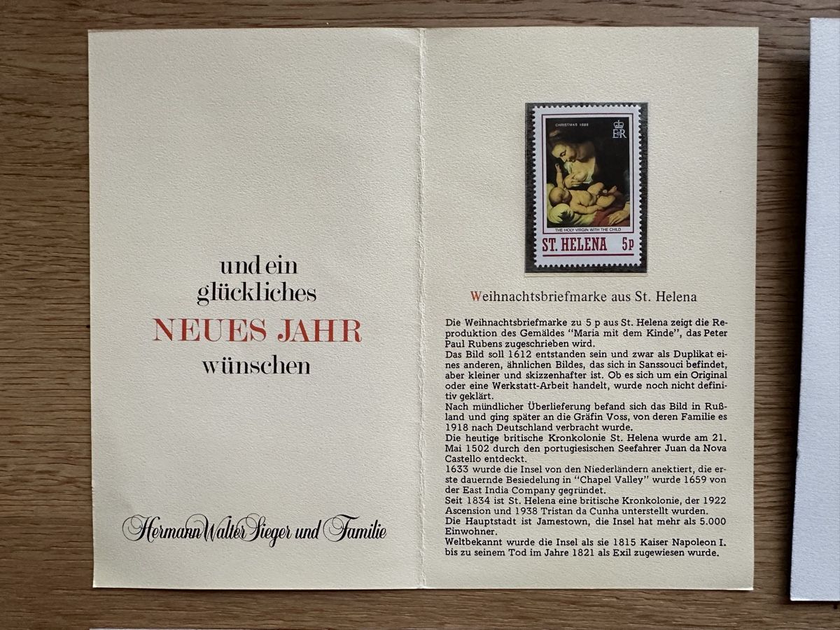 Alle Briefmarken: Weihnachtskarten - 4 liebevoll gestaltete Weihnachtskarten m – Gebraucht aus Schmitten / FR von Samsara169 3