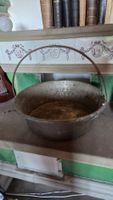 Kupfertopf mit Henkel alt ca. 40 cm Durchmesser