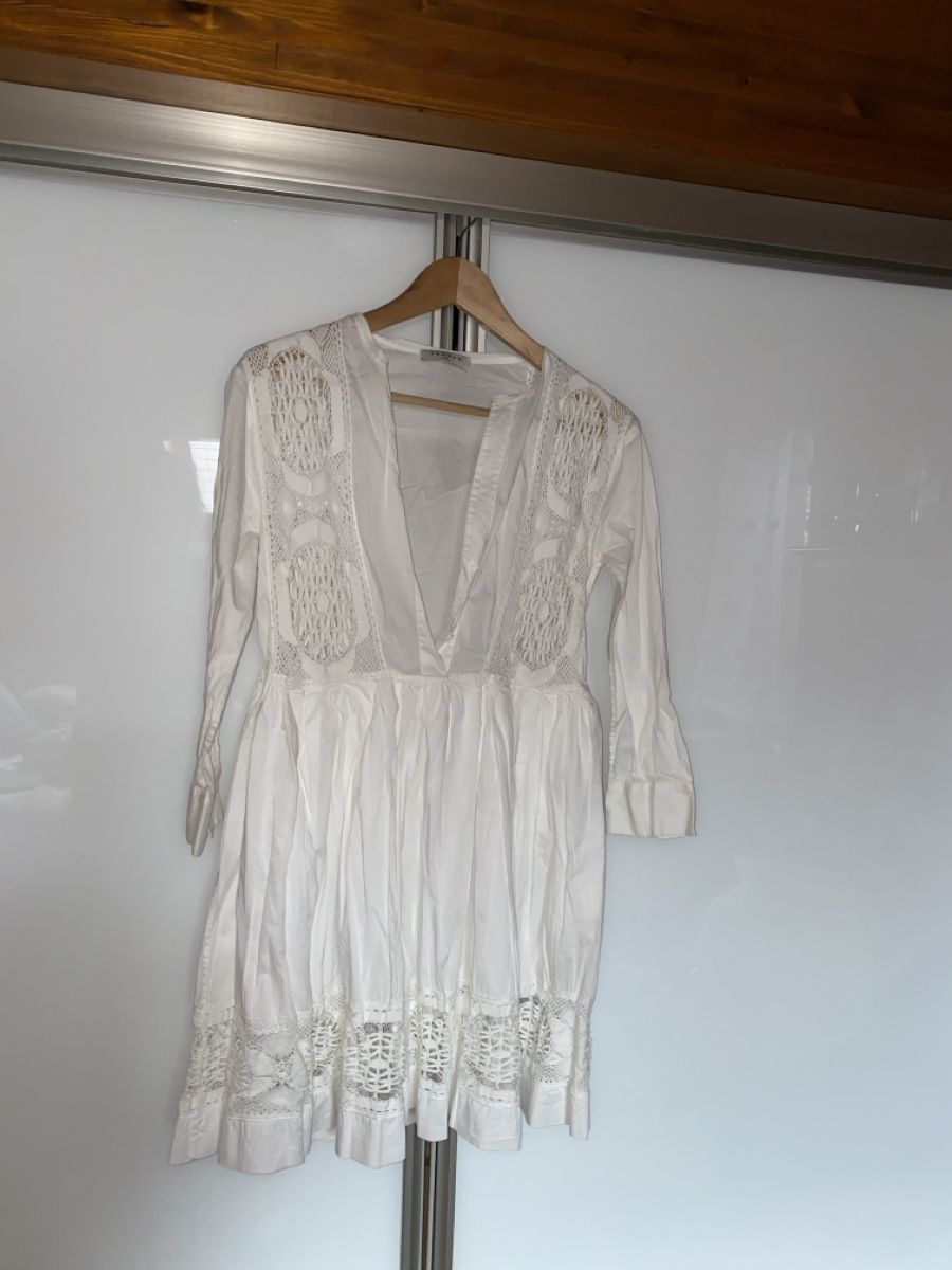 Sandro Kleider: Sandro Robe d'été blanche dentelle taille 38-40 – Gebraucht aus Genolier von ber_j8yx 1