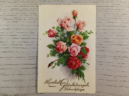 1933 Postkarte mir super Stempel