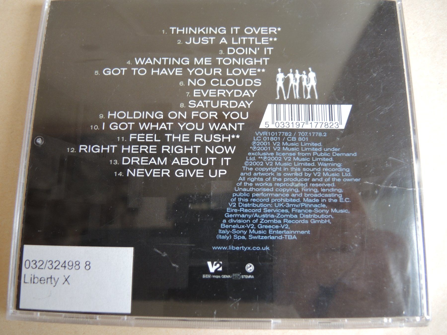 CD: Liberty X - Thinking It Over - CD Album – Usato da Rorschach venduto da Pop-upBrocki 2