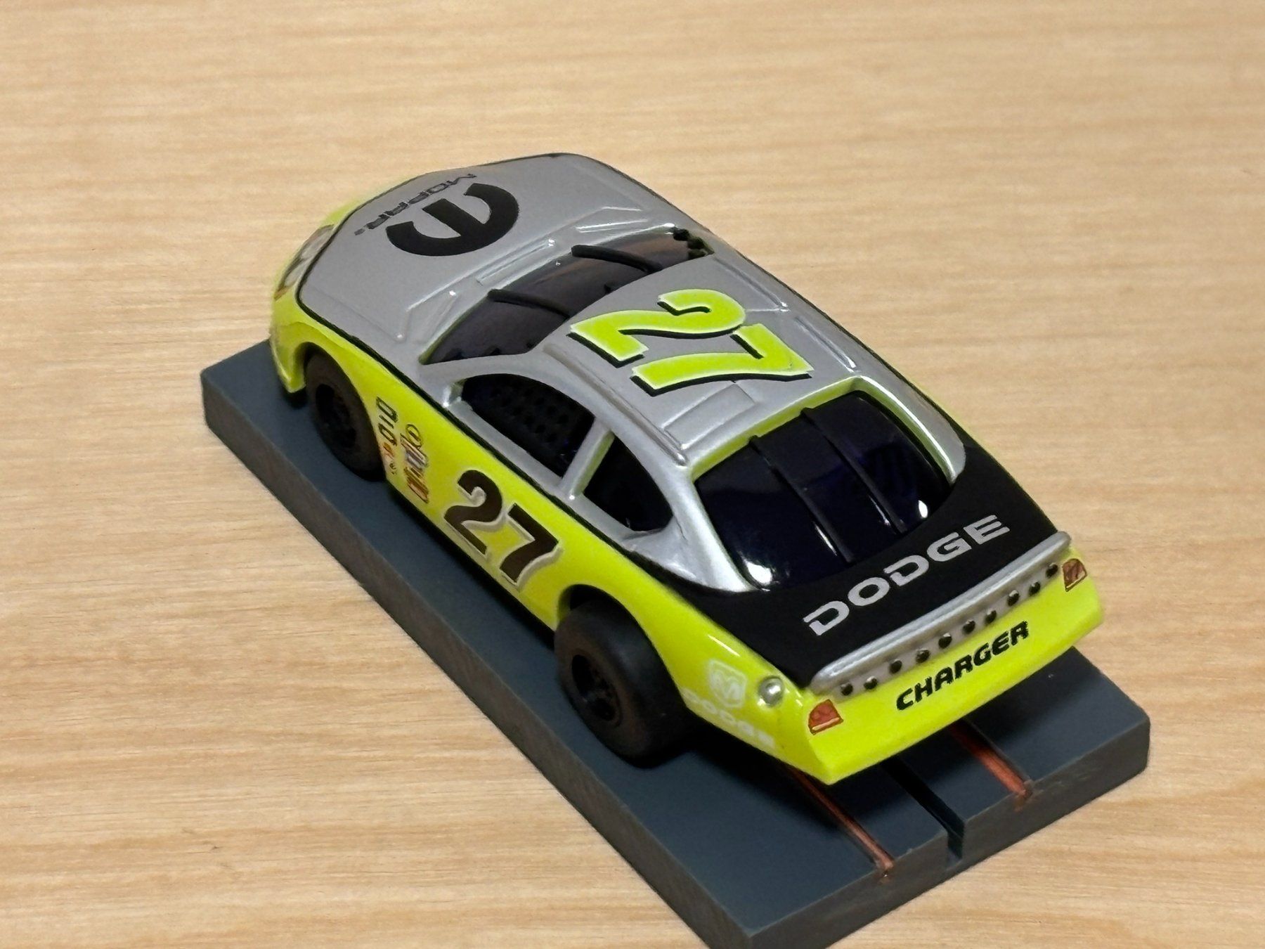 Piste: Auto World Super III Nascar #27 silber/lime – Nuovo (secondo la descrizione) da Bülach venduto da h0slotch 2