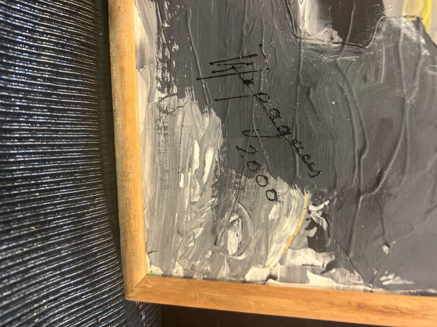 Gemälde: HUILE SUR TOILE SIGNÉE ET DATÉE 2000 – Gebraucht aus Genève von Qanil77 5