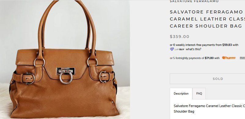 Salvatore Ferragamo Borse da donna: Tasche / Sac Salvatore Ferragamo – Usato da Collonges venduto da Auganien 8