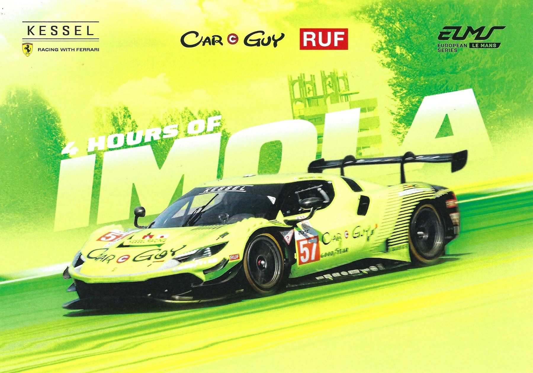Autografi: Autogrammkarte Masson/Kimura/Serra, ELMS 2024 – Usato da Aarburg venduto da Hktm 1
