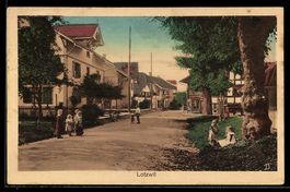 AK Lotzwil, Straßenpartie mit Kindern